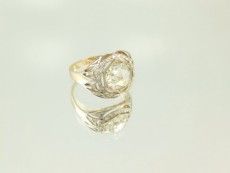 A&A pierścionek z diamentem o szlifie rozetowym i brylantami 2,12 kr.