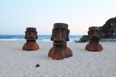 “Heads Up” by Steve Croquett at Sculpture by the Sea, Bondi, Australia