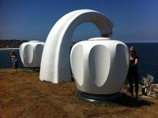 “Who Left the Tap Running?” by Simon McGrath at Sculpture by the Sea, Bondi, Australia